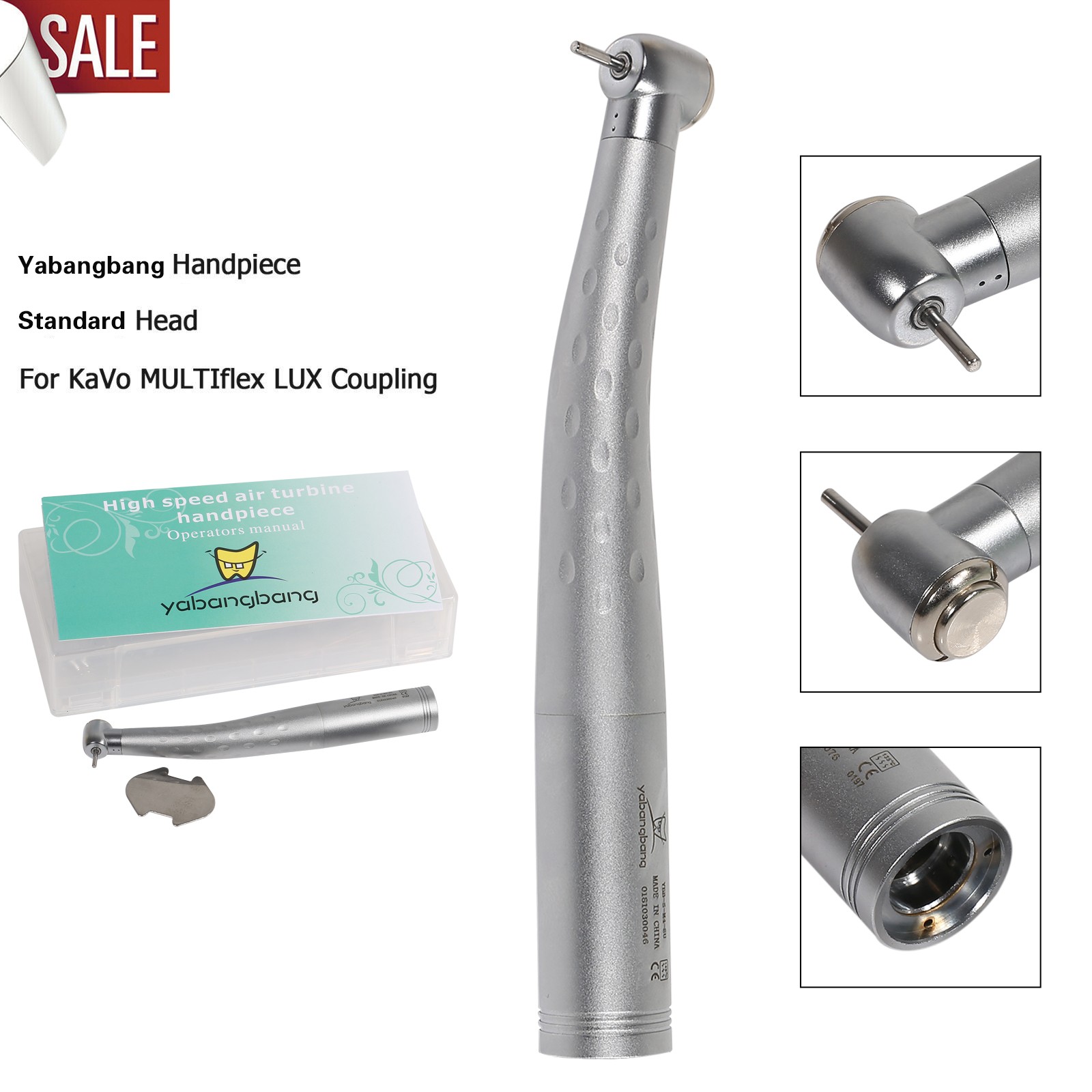 Standard Head Dental Handpiece High Speed Turbine for KAV Coupling 360°/ Rotor