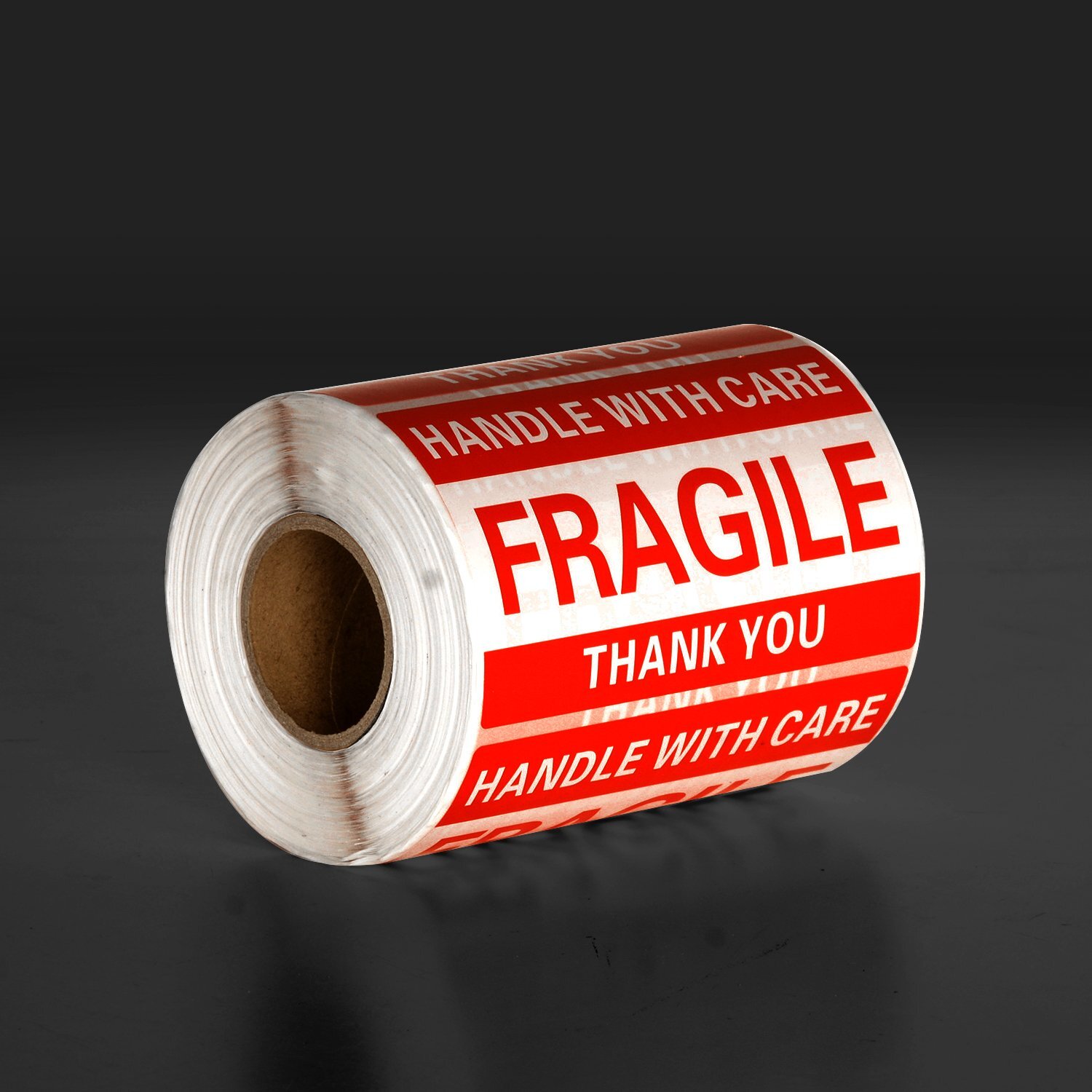 500PCS 1Roll Fragile Stickers 2×3 Fragile Label Sticker Handle With Care Mailing