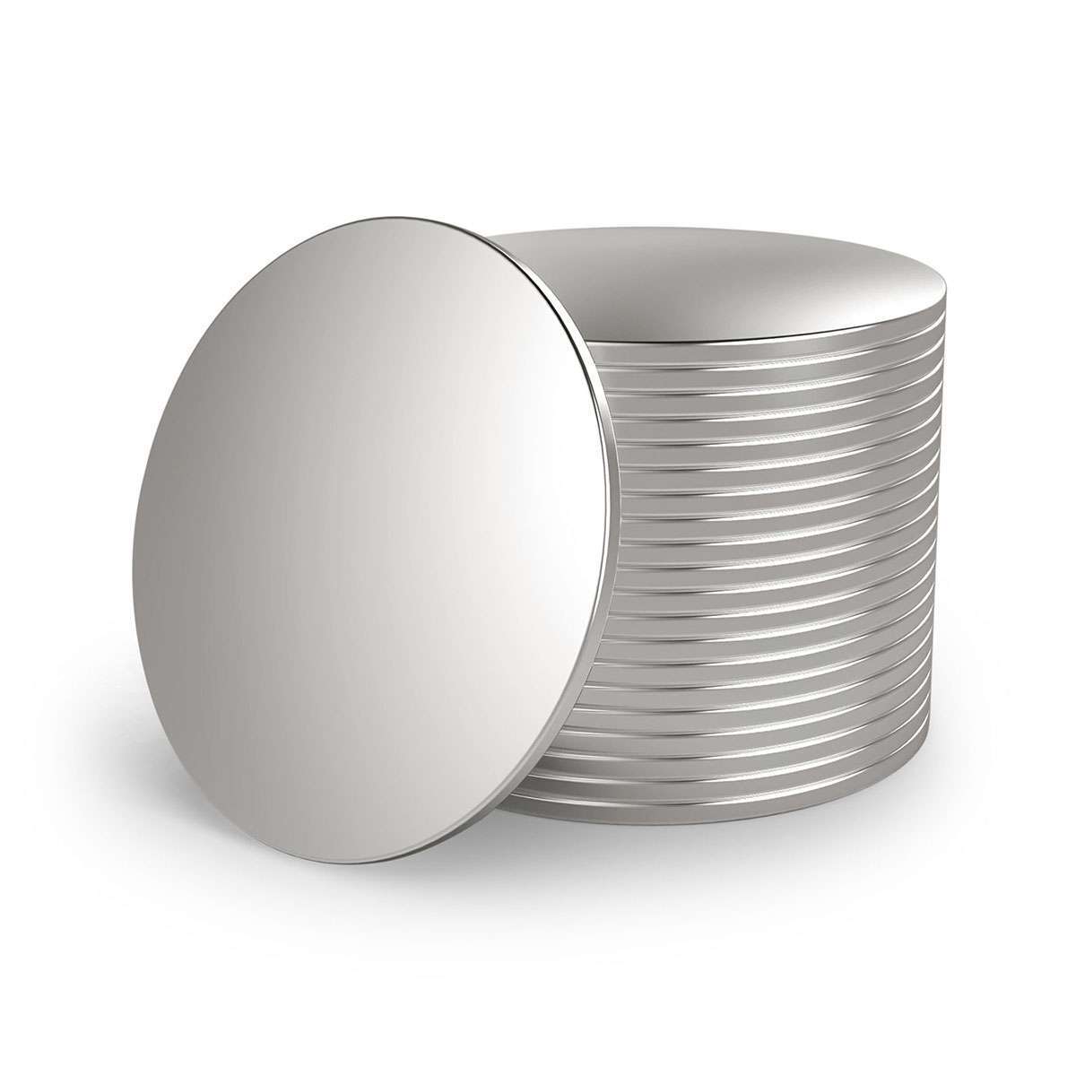 5 10 50 100 200 Rare Earth Neodymium Disc Magnets 19 x 1.5mm (3/4 x 1/16 inch)