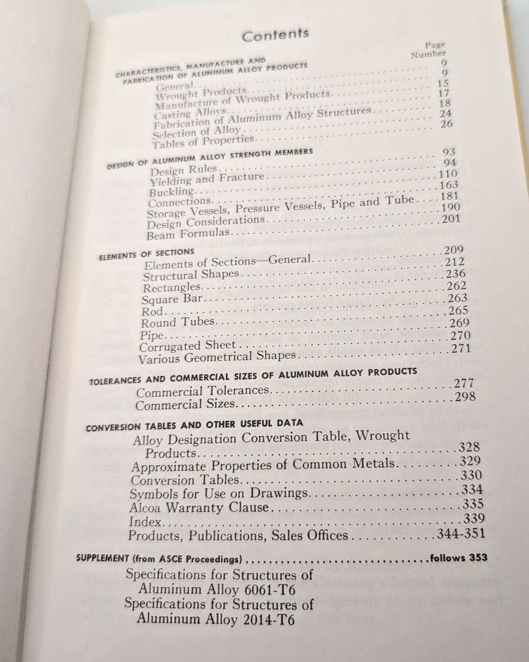 ALCOA Aluminum – ALCOA Structural handbook 1960