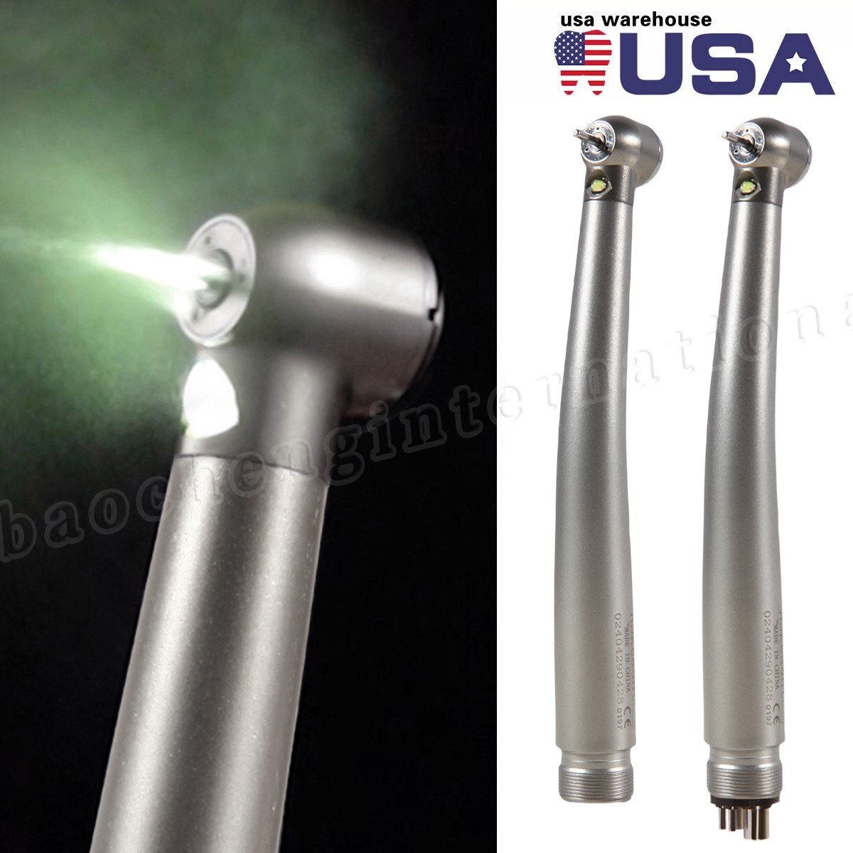 Turbina LED 2/4 orificios con pieza mano de alta velocidad dental NSK Style