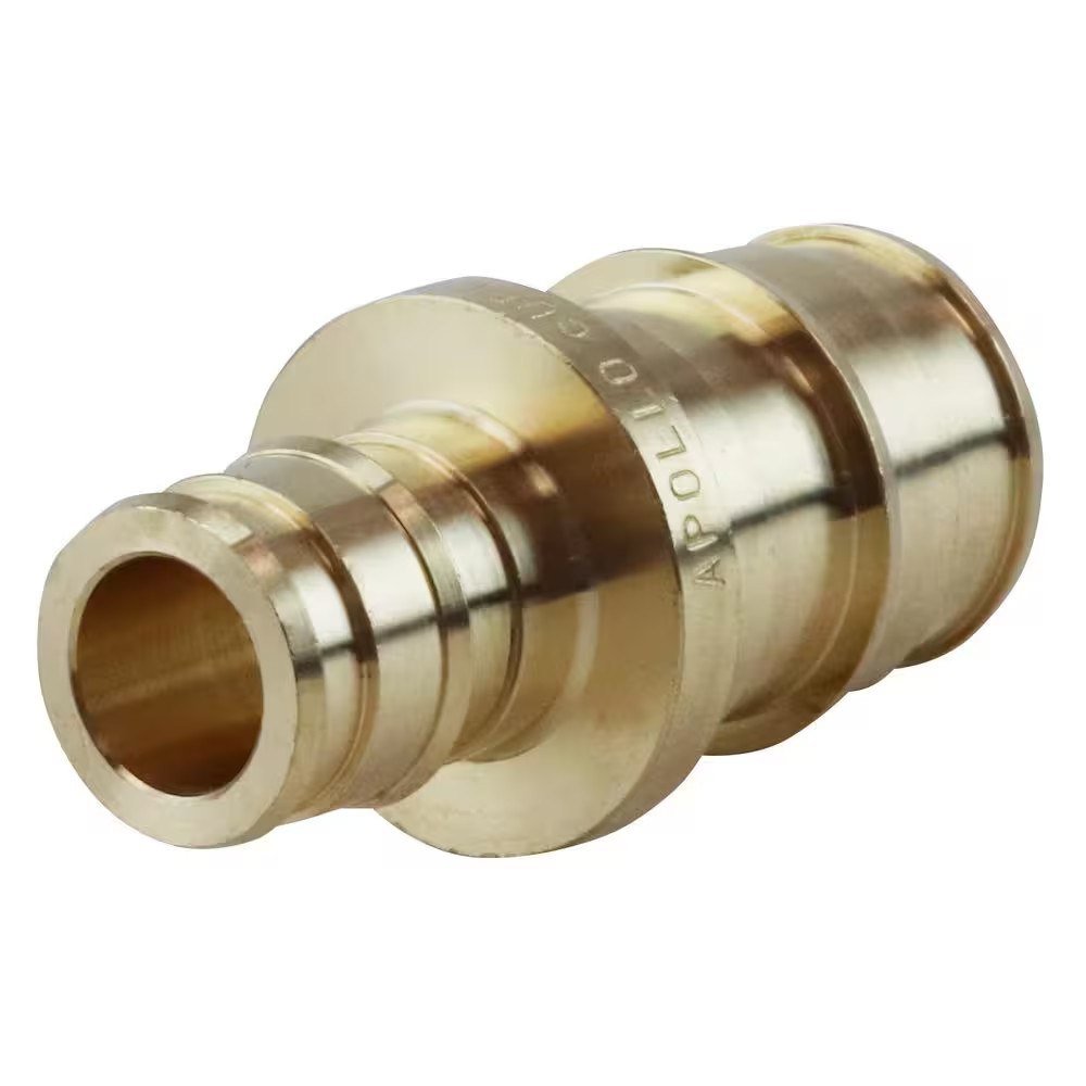 1/2 In. X 3/4 In. Brass PEX-A Reducing Barb Coupling