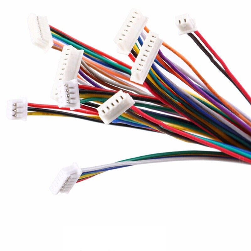 Lot ZH 1.5mm 2/3/4/5/6/7/8/9/10Pin Single Double Ended Connector Plug Wire Cable