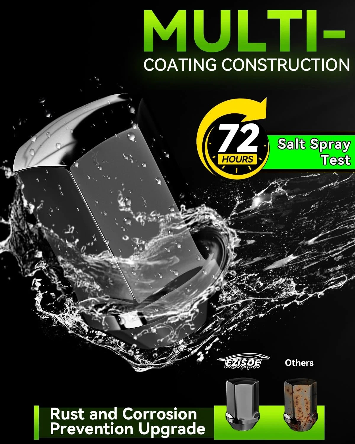 20 PCS 14×1.5 Pitch Studs Wheel Lug Nuts, 1.5 inch Height OEM Factory Style Acor