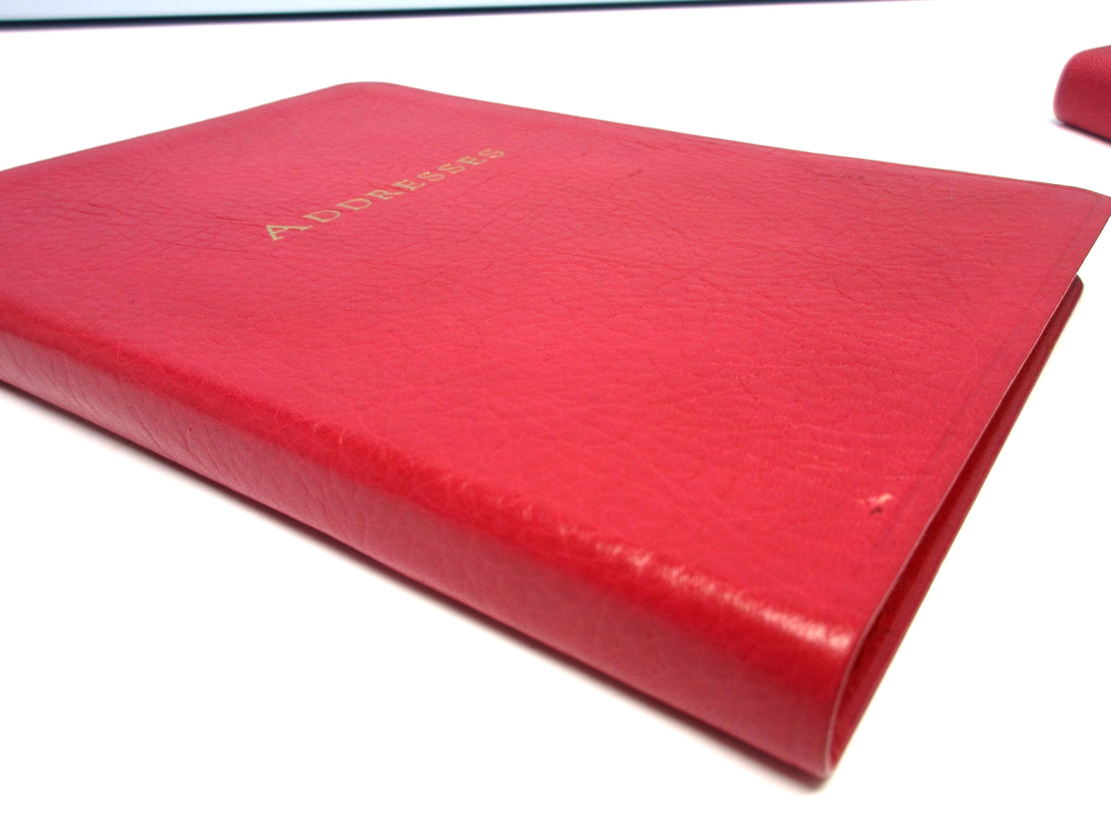 Address Book Desk Size 5×7″ Leather Softcover Graphic Image Pink