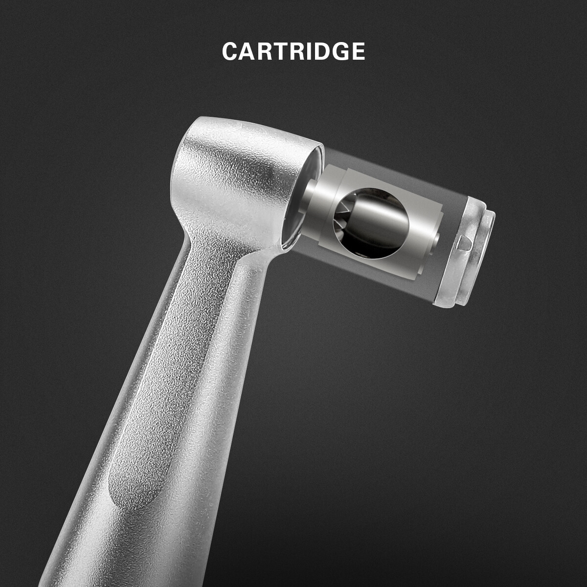 Joydental Dental Low Speed Contra Angle Handpiece Push For FG 1.6mm Burs E-type