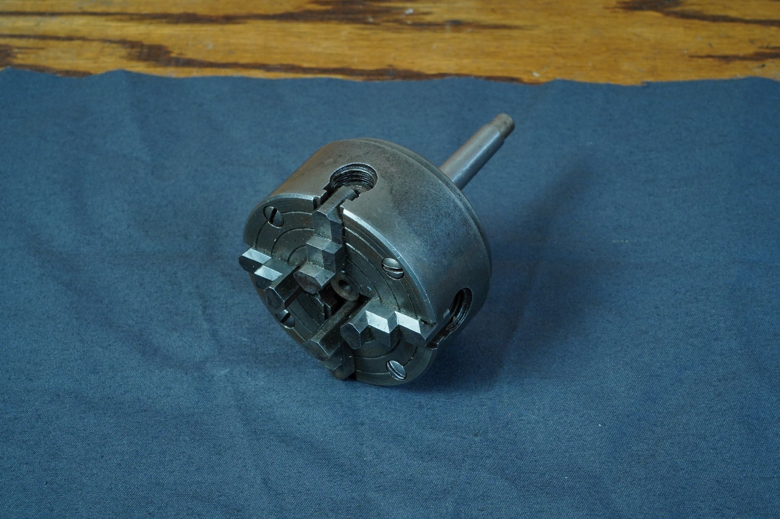 Craftsman 3 Inch 4-Jaw Lathe Chuck 111.21570 From 109 No Chuck Key 1/2″-20