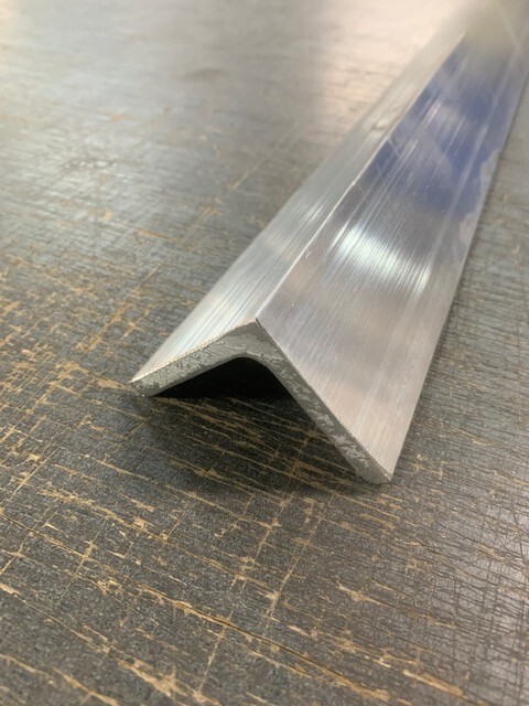 3/16″ Thick x 2″ x 2″ Aluminum Angle x 3″ Long, 6061 Aluminum