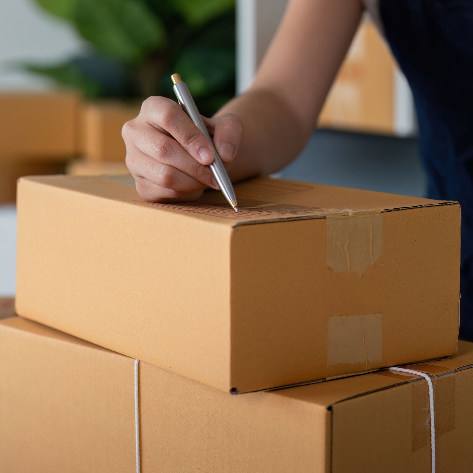 25x 8x6x3 Flat Corrugated Shipping Boxes – Secure Packing for Shallow Items
