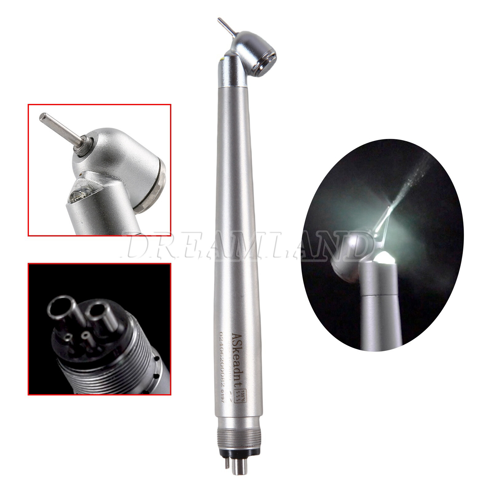 45° Surgical NSK PANA MAX Style Dental Pieza de mano alta velocidad 4Hole Borden