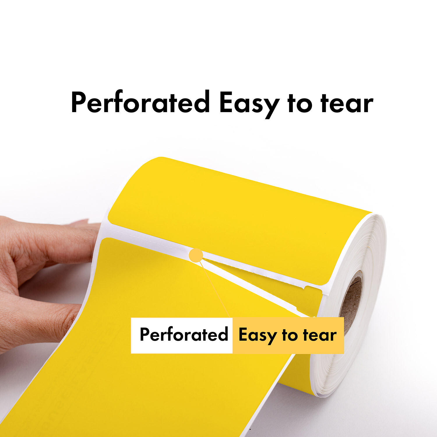 ZEBRA / ELTRON Compatible 3×5 (3″ x 5″) YELLOW Direct Thermal Labels – (1) Roll