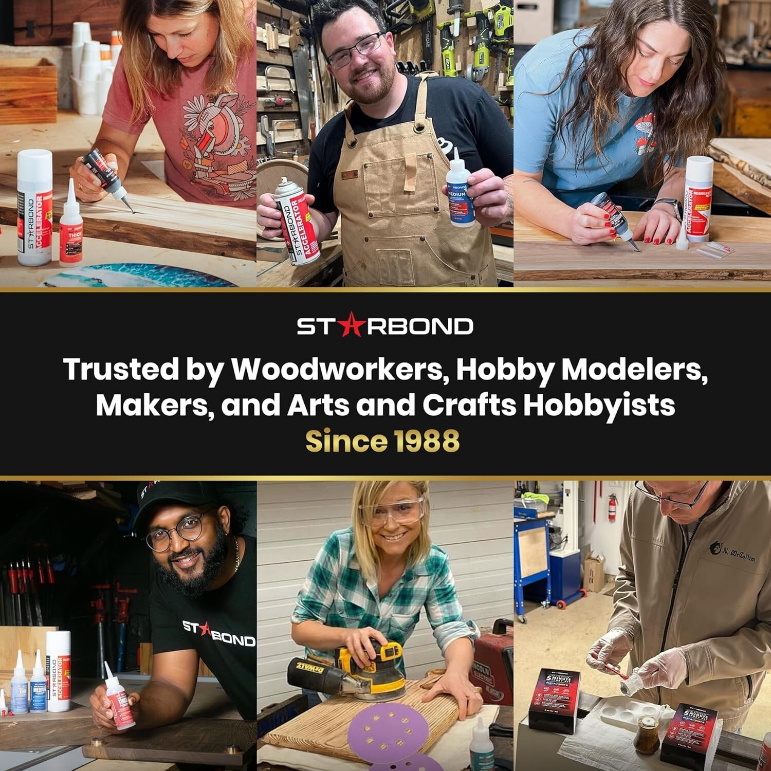 Starbond 5-Minute Epoxy Kit – Easy 1:1 Ratio, 8 oz. (4 oz. Part A, 4 oz. Part B)