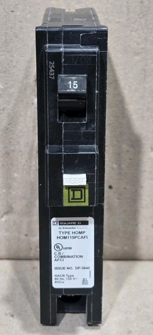 Square D HOM115PCAFI – Square D Homeline – Arc Fault (AFCI) Circuit Breaker