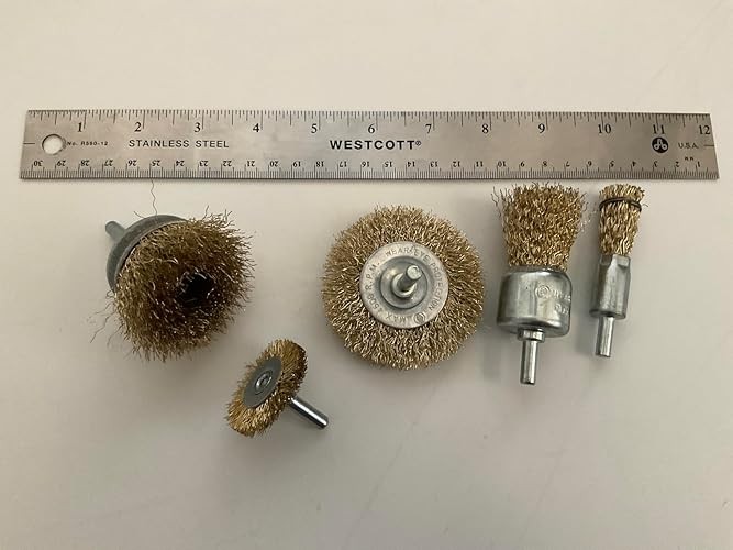 10 Pack Wire Brush for Drill Carbon Steel Wire Wheel Cup Brush 1/4-In Hex Shank