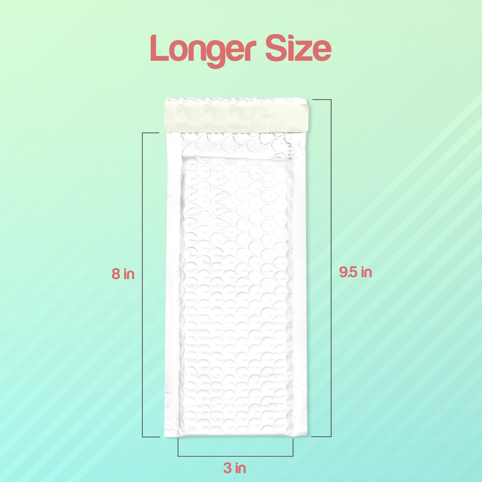 Padded Bubble Mailers Shipping Envelopes 3″x8″ Secure Seal 50-3000 qty