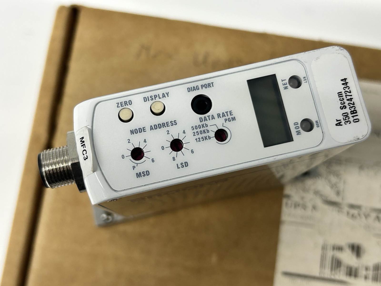 Brooks GF125CXXC GF Series Thermal Mass Flow Controller MFC 350 SCCM Ar