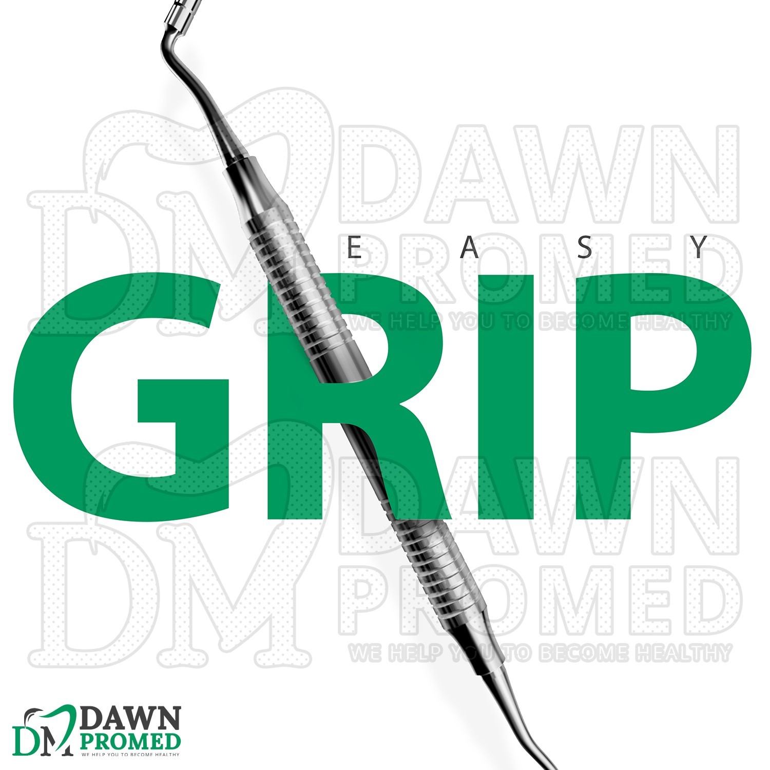 3 Pcs Dental Bone Graft Condenser Plugger 7.25″ Depth Gauge 3.3MM/4MM Smooth Set