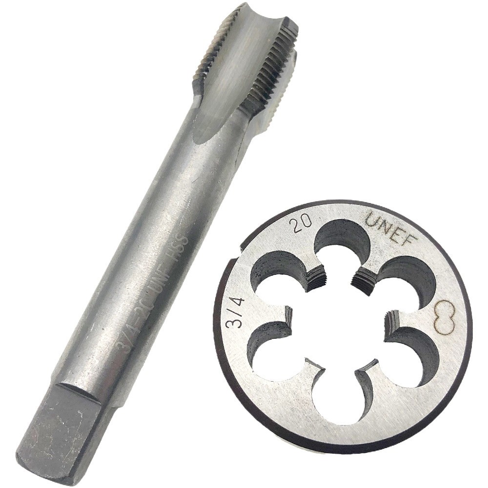3/4″-20 Tap & Die Set RH 3/4 – 20 UNEF HSS Right Hand 3/4-20 Thread Tap 3/4 x 20