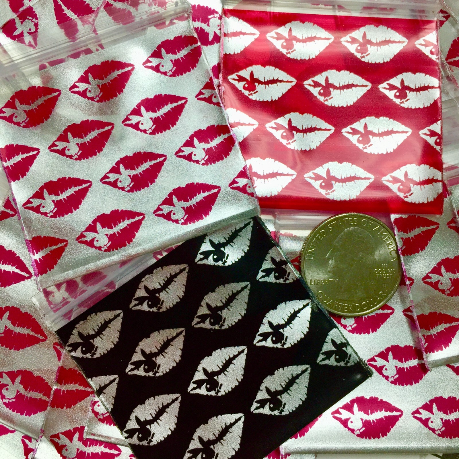 BaggiesSince1987 – 2020 Design Zip Bags Metallic 50 DSN Mix 500PCS, READ DETAILS