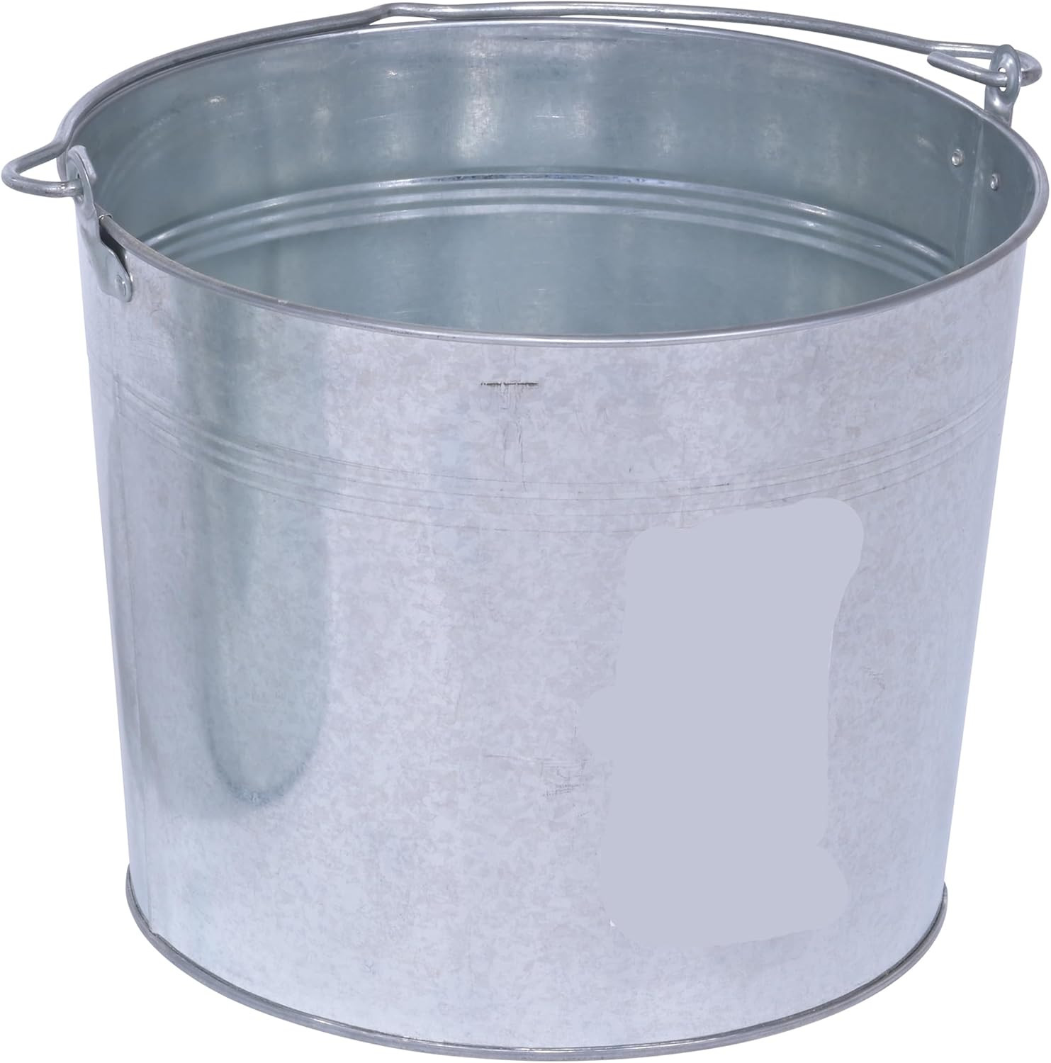 BKT-GAL-500 Galvanized Steel Bucket, 10-3/4″ Depth, 5 Gallon, 44 Pound Capacity