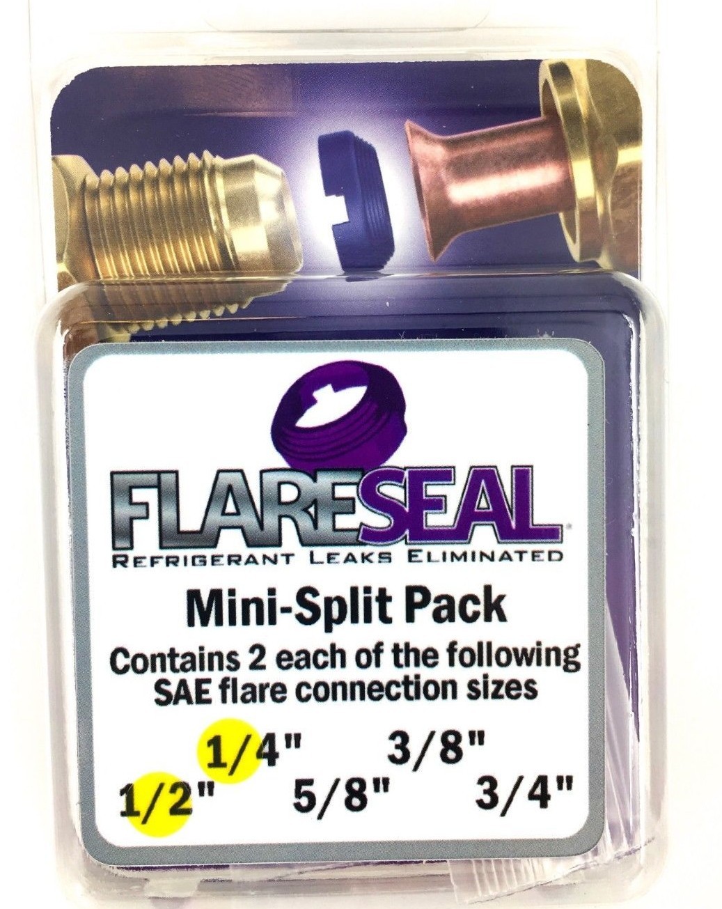 DIY Flare Seal Ductless Mini Split HVAC stop flare leak FlareSeal 2 Ton MSP-0408