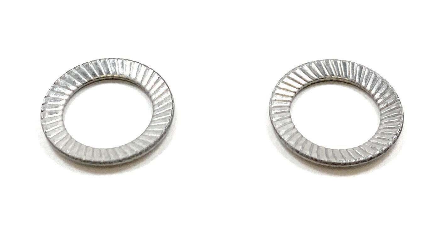 (100) M8 Stainless Steel Type S Safety Lock Washer – Schnorr style washer A2