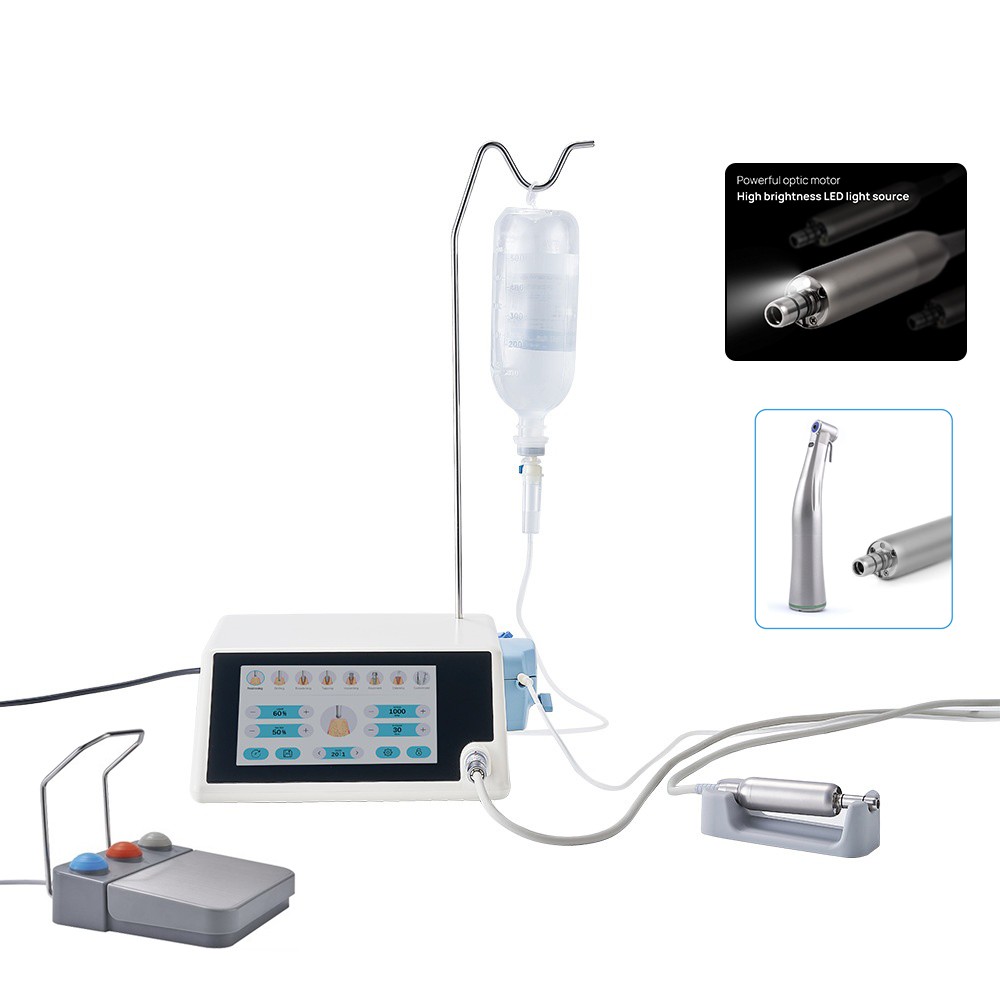 ST Dental Implant Motor Surgical System Brushless Motor 20:1 LED Contra Angle us