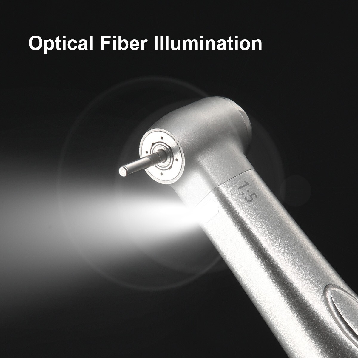 AZDENT Dental 1:5 Optic LED Contra Angle Increasing Handpiece Fit E Type Motor