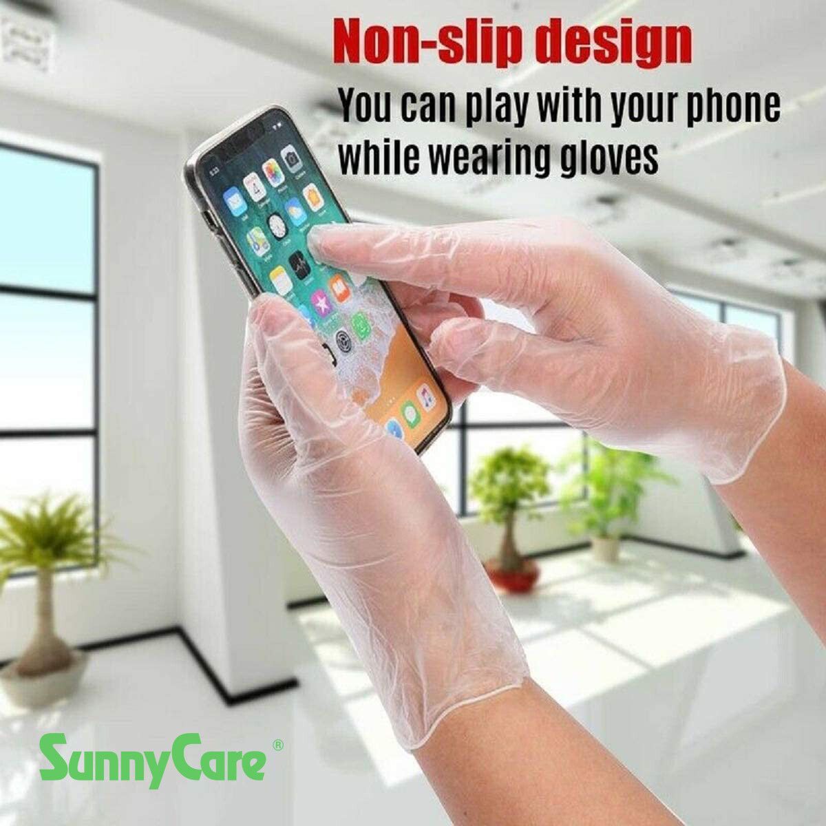 1000pcs Vinyl Gloves Powder Free (Latex Nitrile Free)?[DISCOUNTS] ? Large