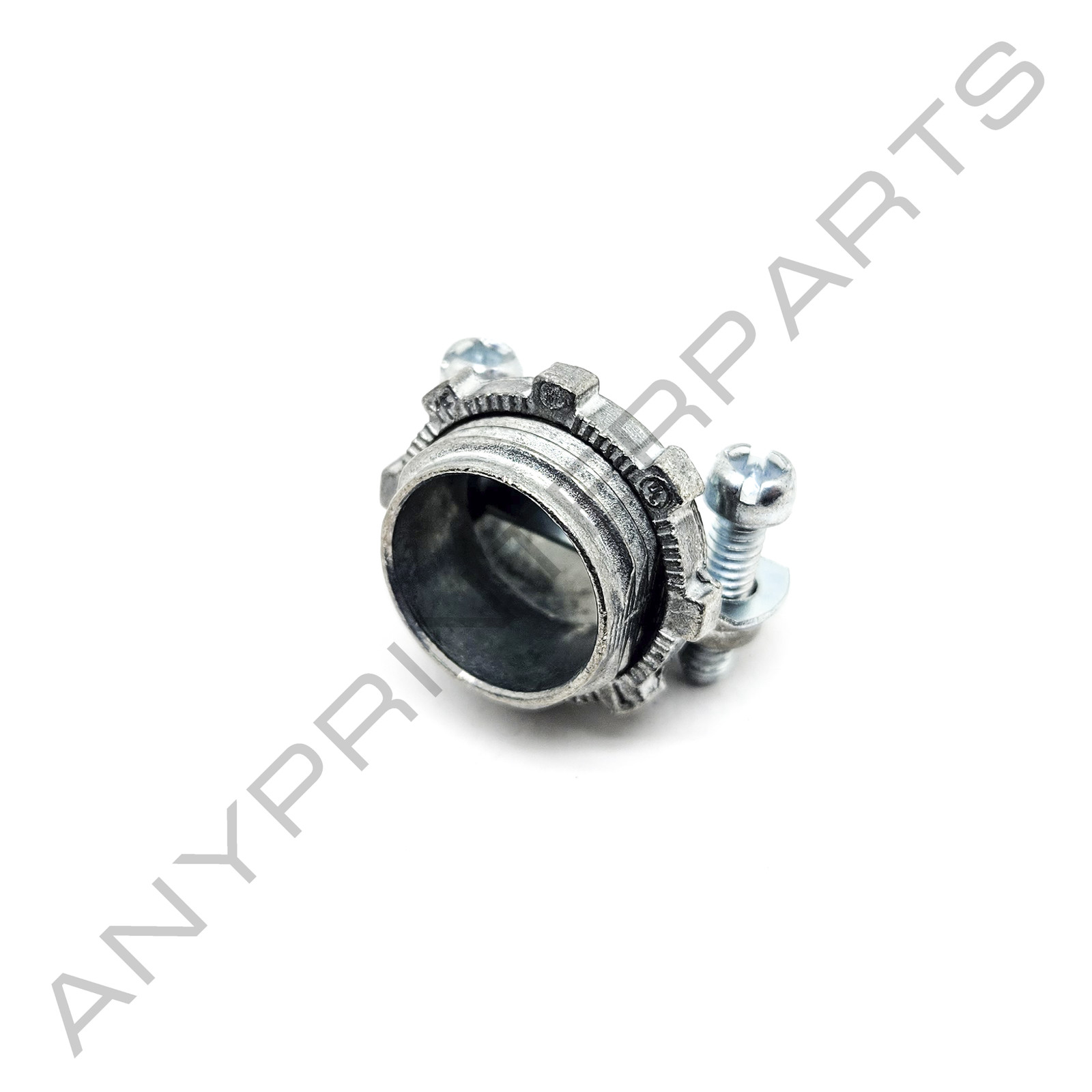 Bulk 100 pcs 3/8 in Flexible Metal Conduit Combination Romex Connector Fitting