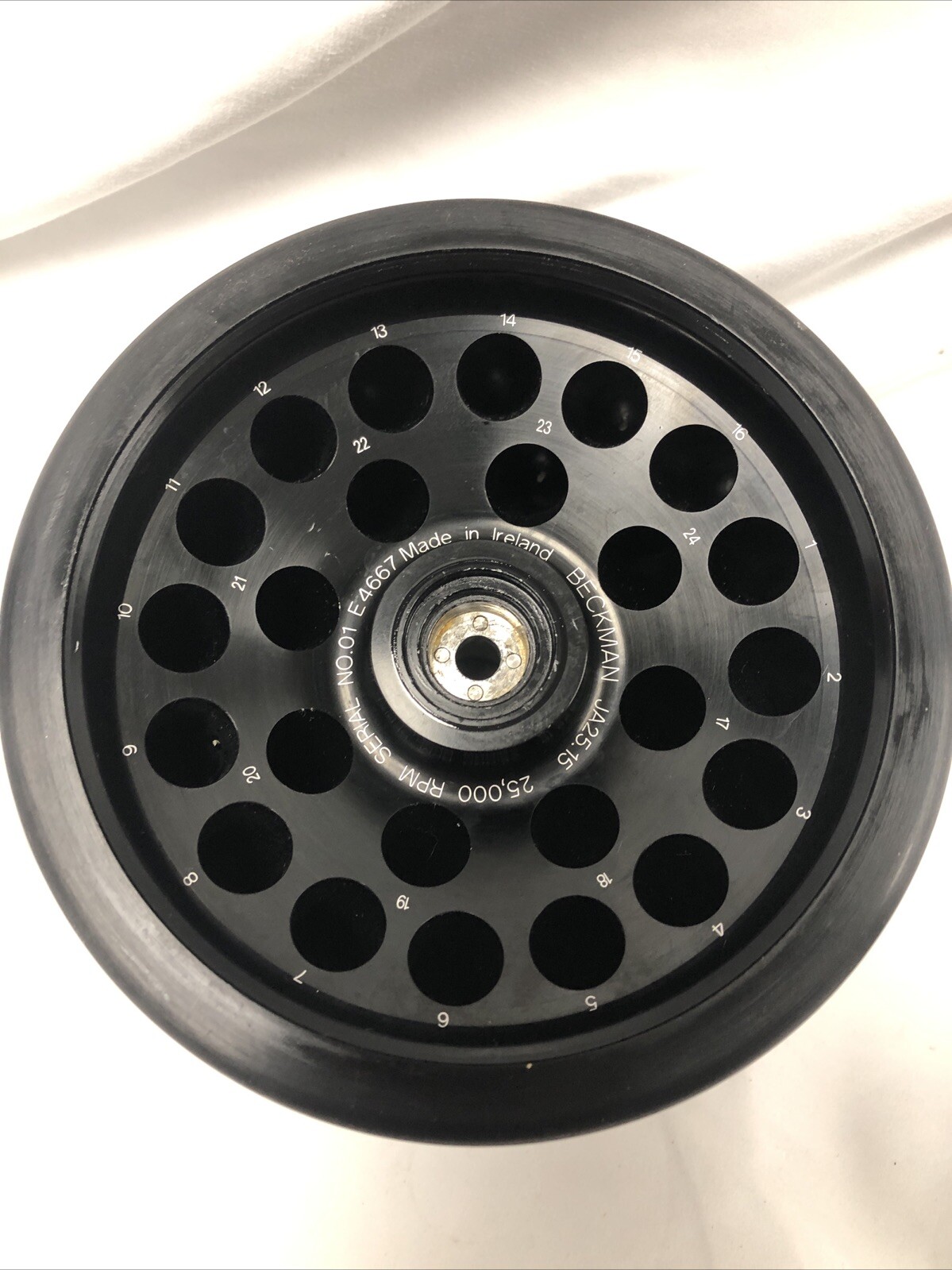 Beckman Coulter JA 25.15 Fixed Angle Rotor J Avanti Series 24 x 15mL 25,000 rpm