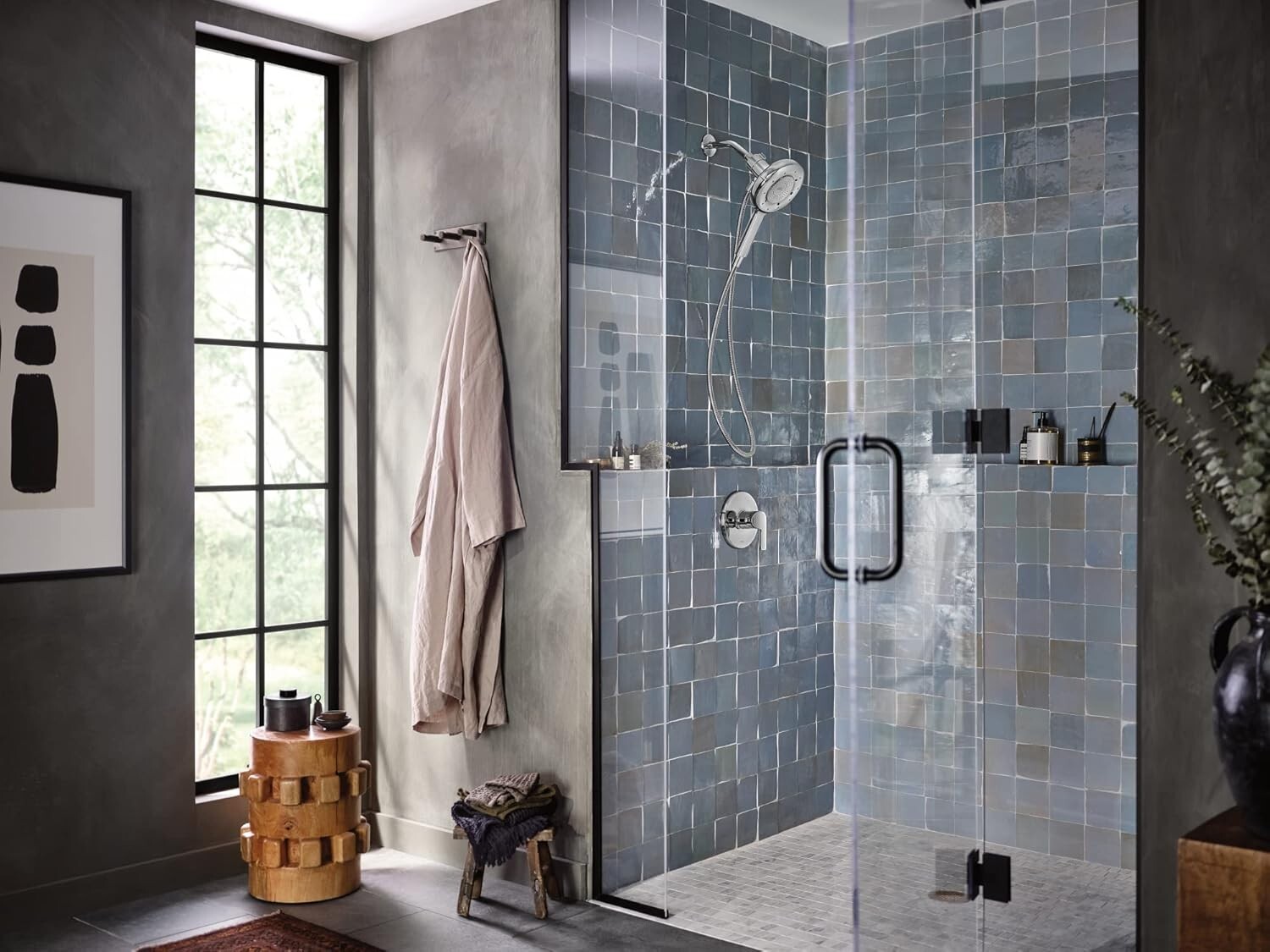 Nebia By Moen Quattro Chrome Handheld Shower Head N400H0CH