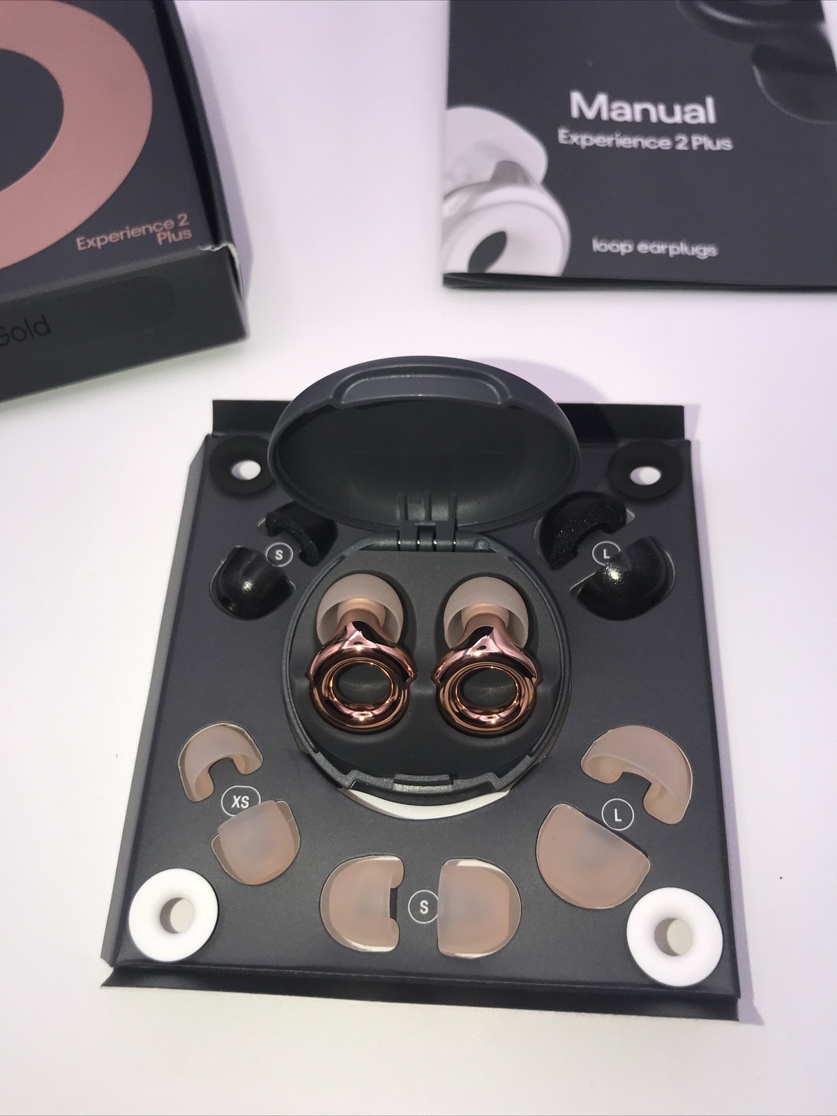 Loop Ear Plugs (Experience 2 Plus) 12 l 15 NRR – Rose Gold – Open Box