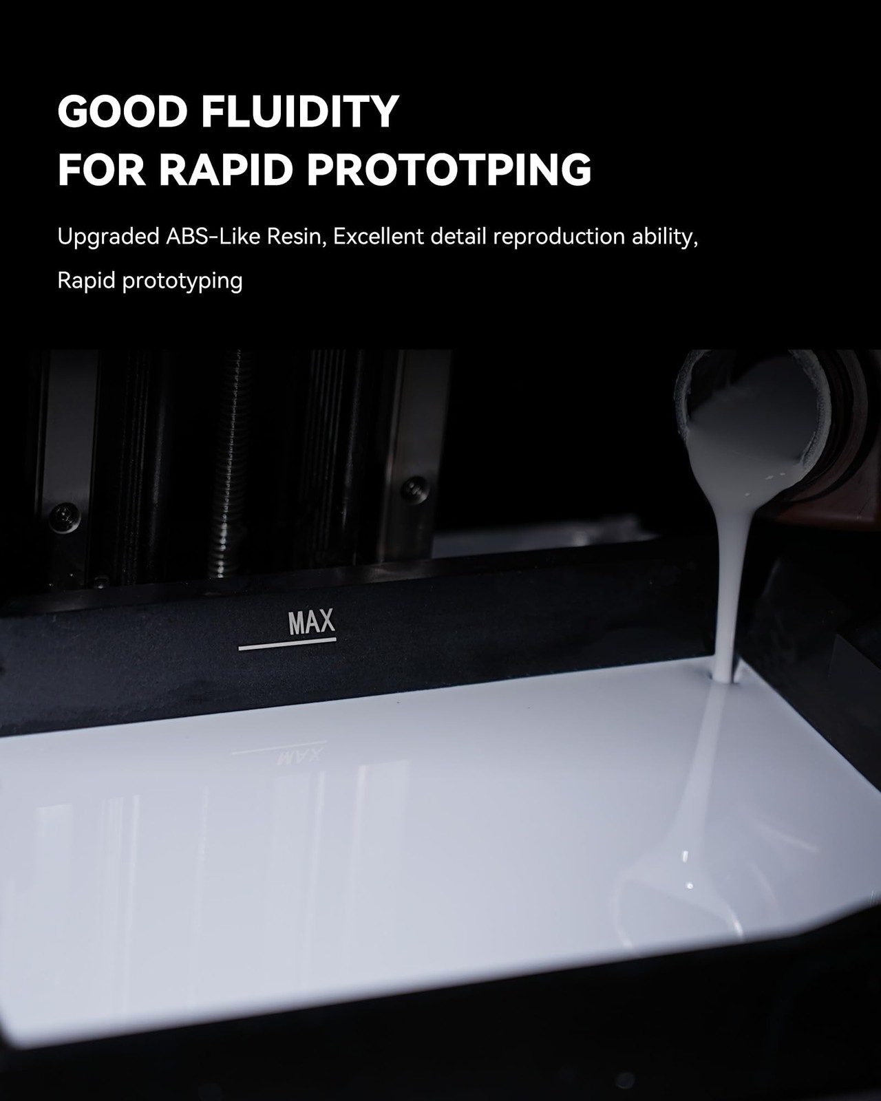 3D Printer Resin ABS Like 4KG Enhanced Strength High Compatibility Grey SUNLU