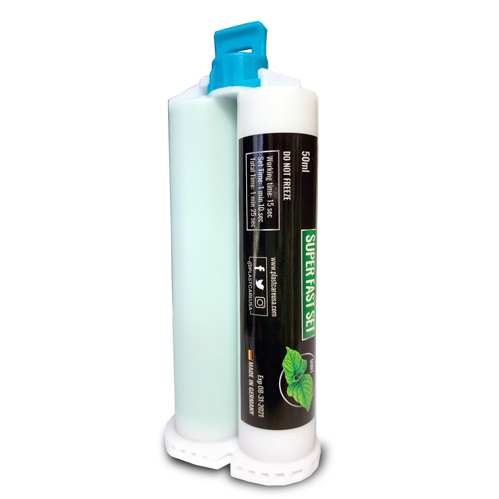 8x Dental Bite Registration Material, Super Fast Set, 50ml Cartridges, PVS VPS