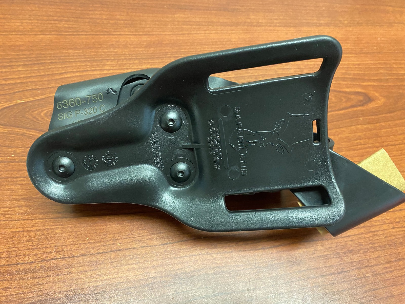 Safariland 6360 ALS SLS Lv3 Duty Holster Sig P320 Compact Carry 320C STX PLN LH