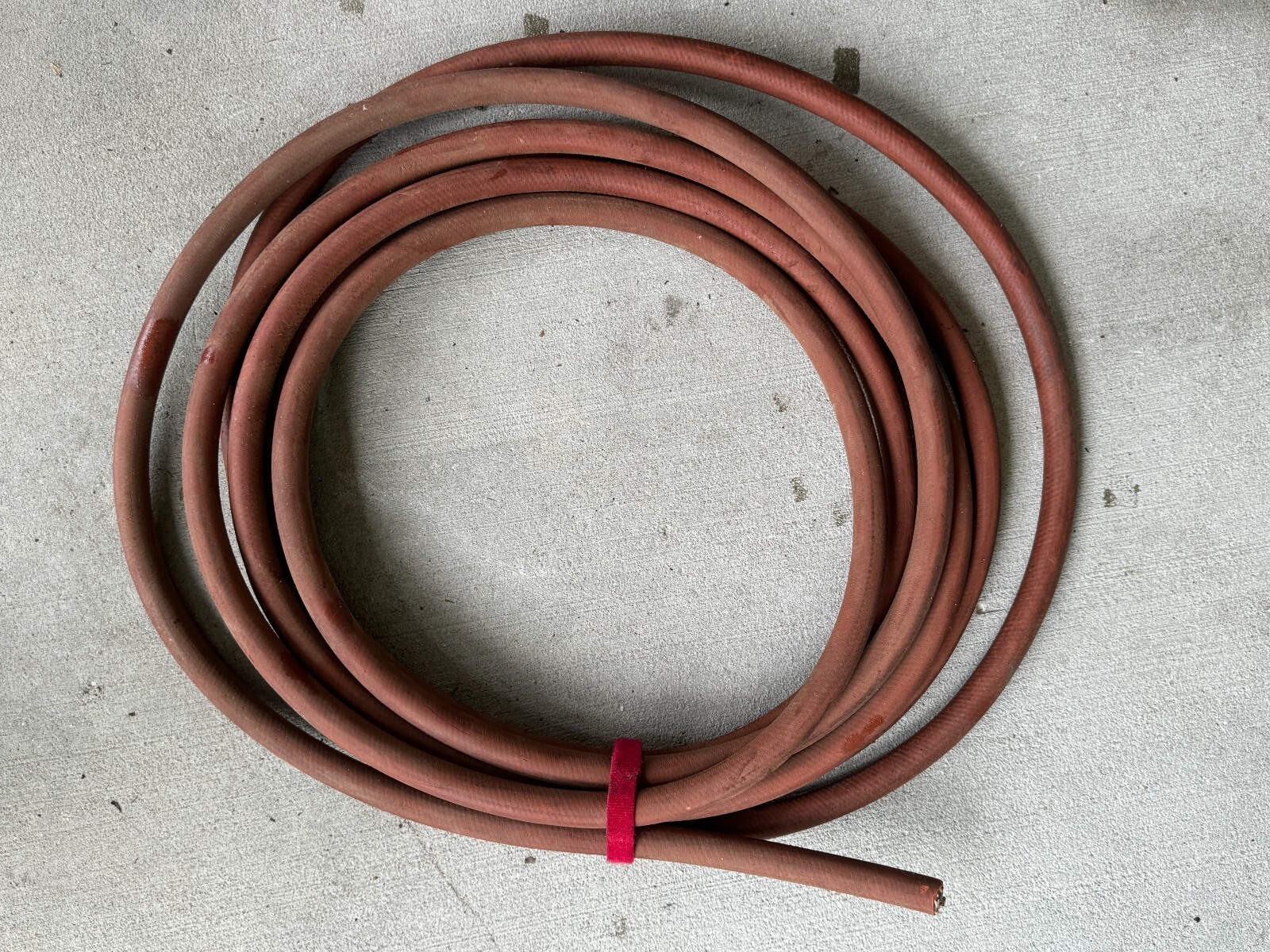 Lot of 8 Industrial Vinyl Pneumatic Air Tool Hoses w/Brass Couplings & Fittings