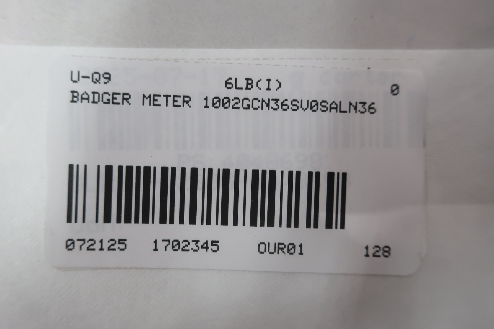 Badger Meter 1002GCN36SV0SALN36 Control Valve 1/2in Npt 3-15psi