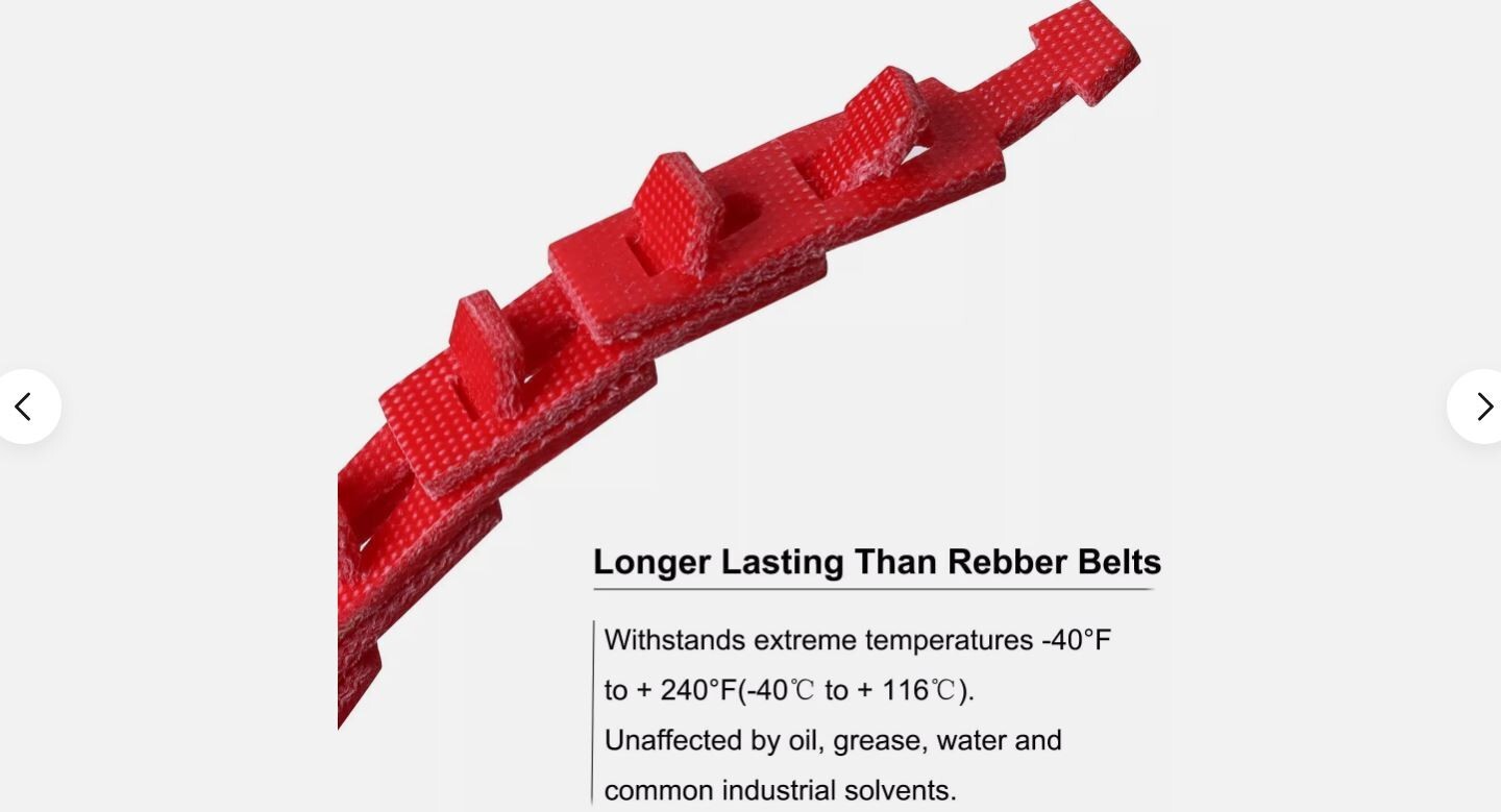 Power Twist V Belt 5/8 Inches X 5 Feet B/5l Adjustable Link V Belt Type B For La