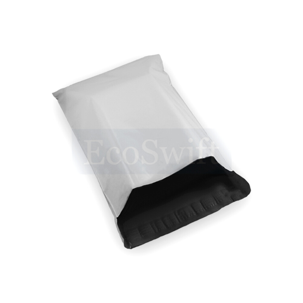 25 10×13 ECOSWIFT WHITE POLY MAILERS SHIPPING ENVELOPES BAGS 2.35 MIL 10 x 13