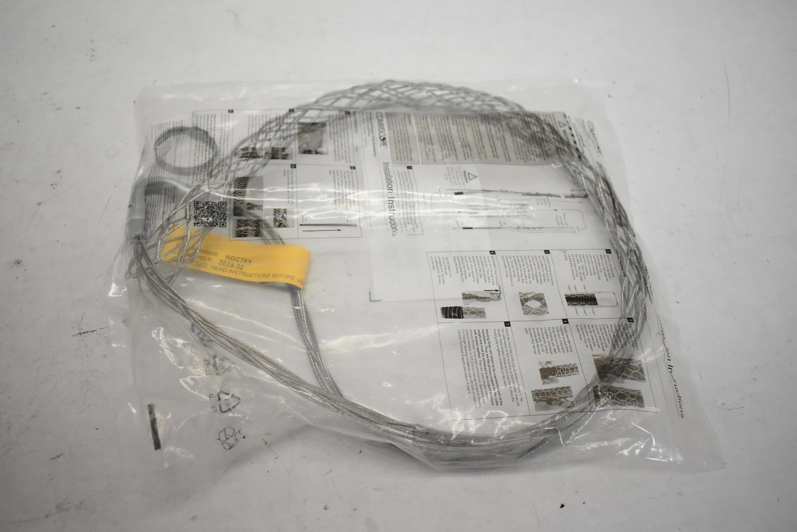 CommScope L5SGRIP Support Hoisting Grip Cable Puller Steel Mesh New in Bag