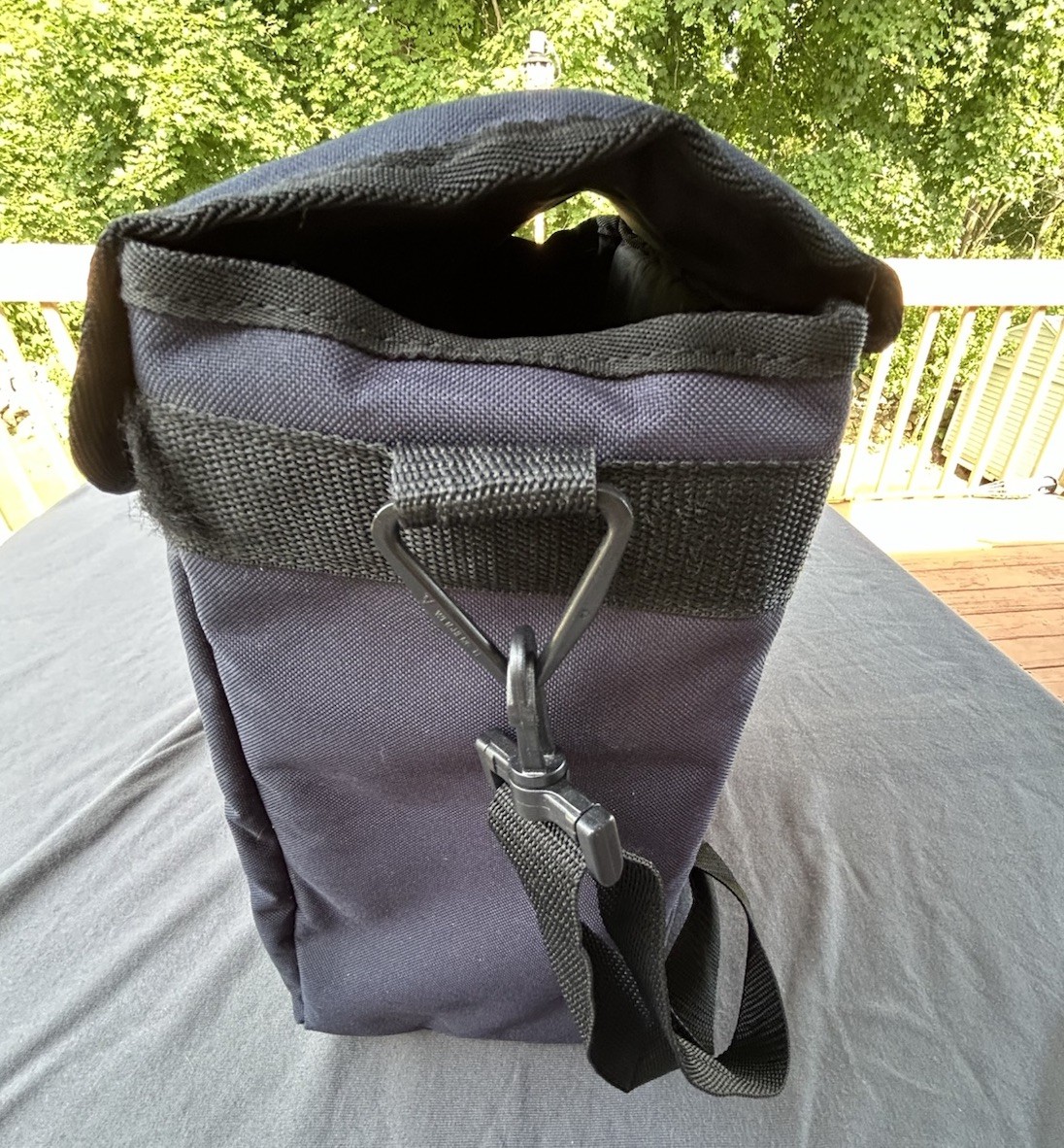 Domino’s Pizza Insulated Delivery Bag Blue Carry Tote Food Carrier Grub Hub Dash