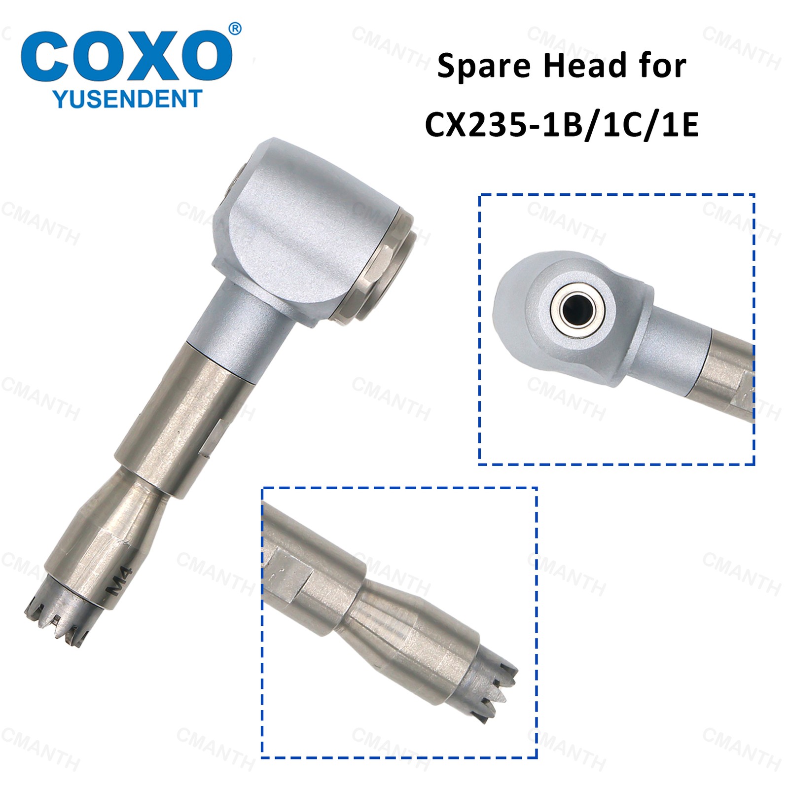 COXO Dental Low Speed Contra Angle Handpiece Air Motor 2/4 Holes Rotor Head Part