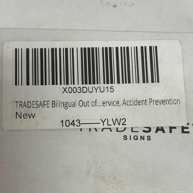 60 – TRADESAFE Safety OUT OF SERVICE Tags Zip Ties Included *