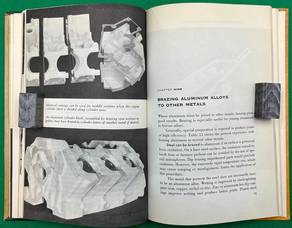 VINTAGE “BRAZING ALCOA ALUMINUM” BOOK BY ALCOA ALUMINUM EARLY 1955 EDITION