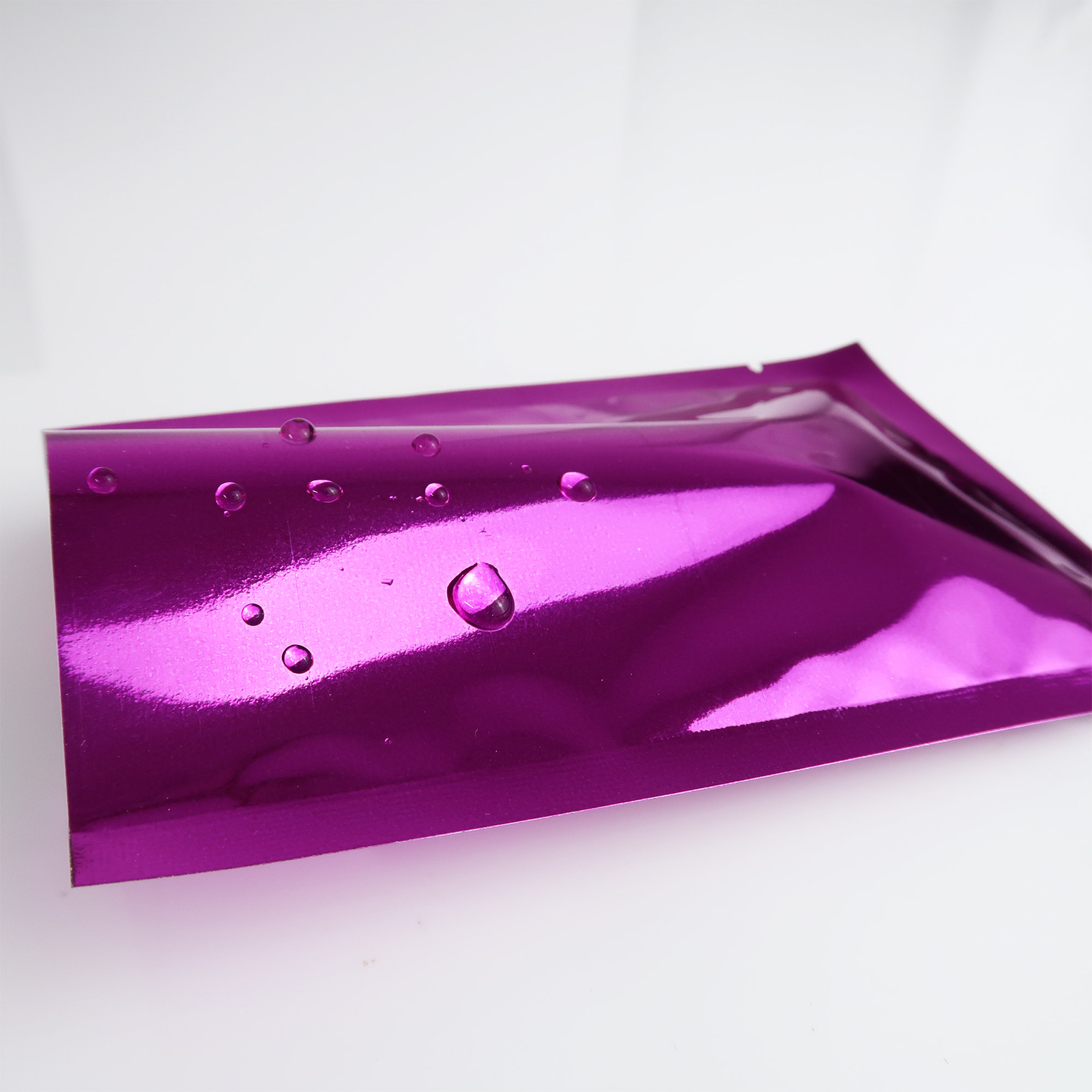 100/500 Rose Purple Mylar Foil Sample Size SlickSeal™ Flat Open Fill Packet
