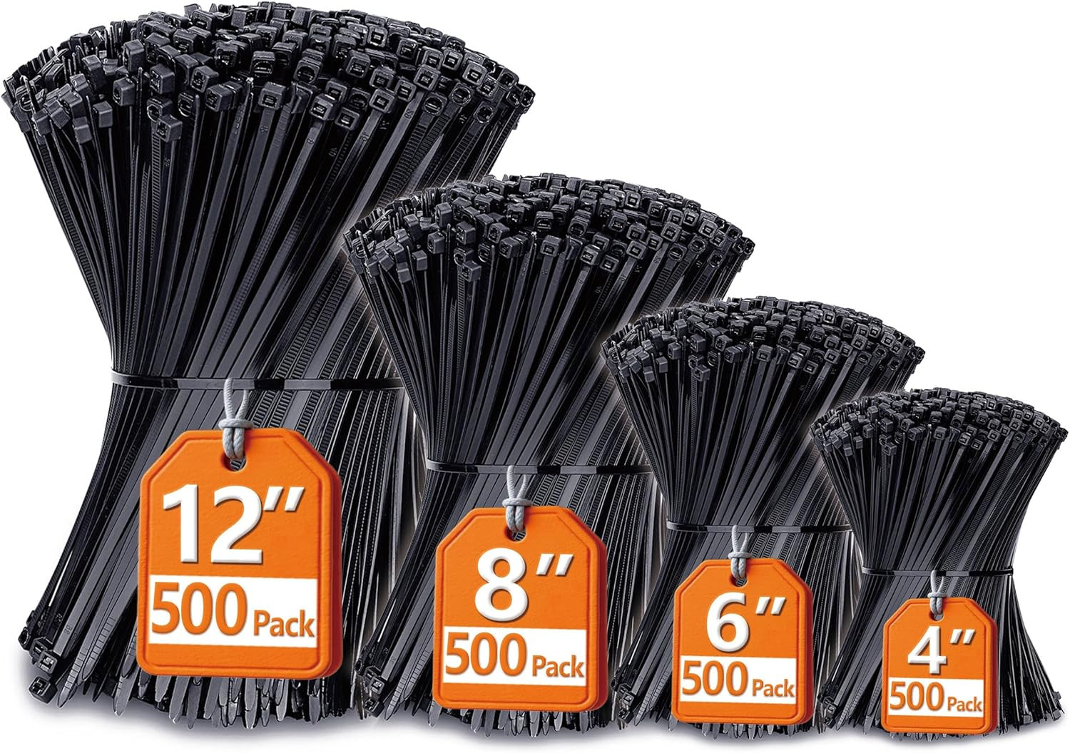 Large Zip Ties 36 Inch (50 Pack), Long Zip Ties Heavy Duty with 250 Lb Tensile S