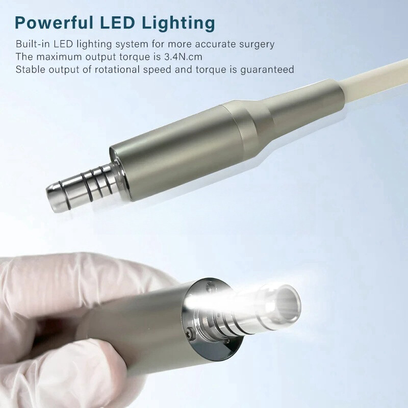 Electric LED Brushless 200000RPM Micro Motor /1:5 1:1 1:4.2 LED Handpiece ST-NEW