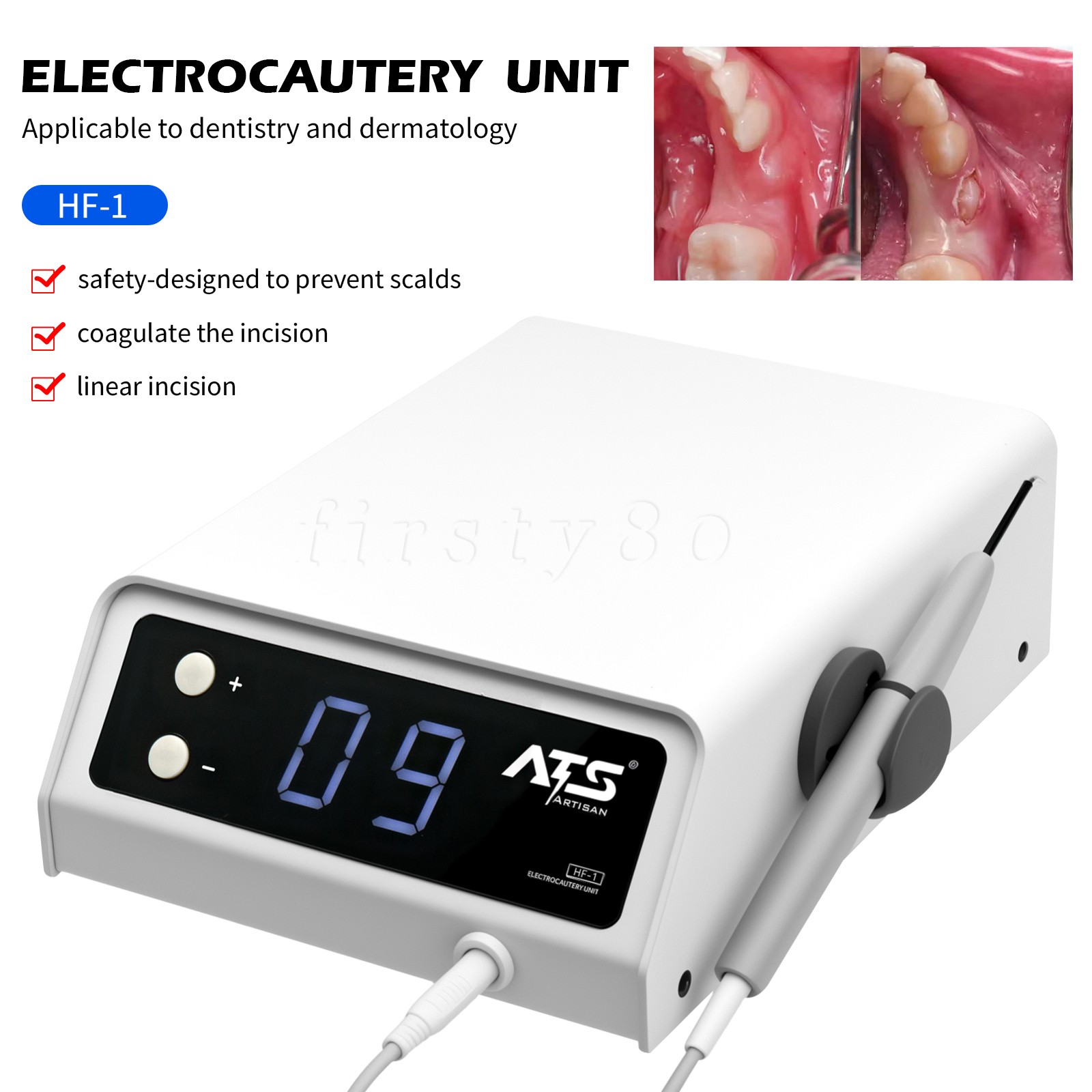 High Frequency Portable Dental Oral Surgery Electric Knife Electrosurgery 9 Tips