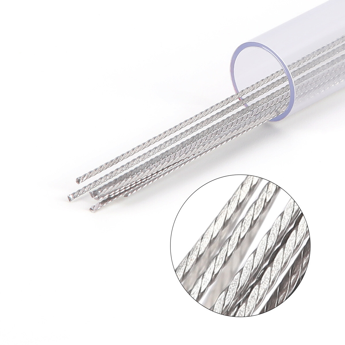 AZDENT Dental Ortho Lingual Retainer Wire Flat Strand Stainless Steel 10Pcs/Pack